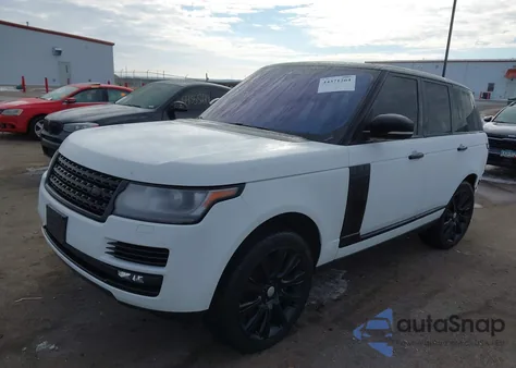 2017 Land Rover Range Rover 5.0L V8 Supercharged z USA, uszkodzony, nr VIN SALGS2FEXHA357398